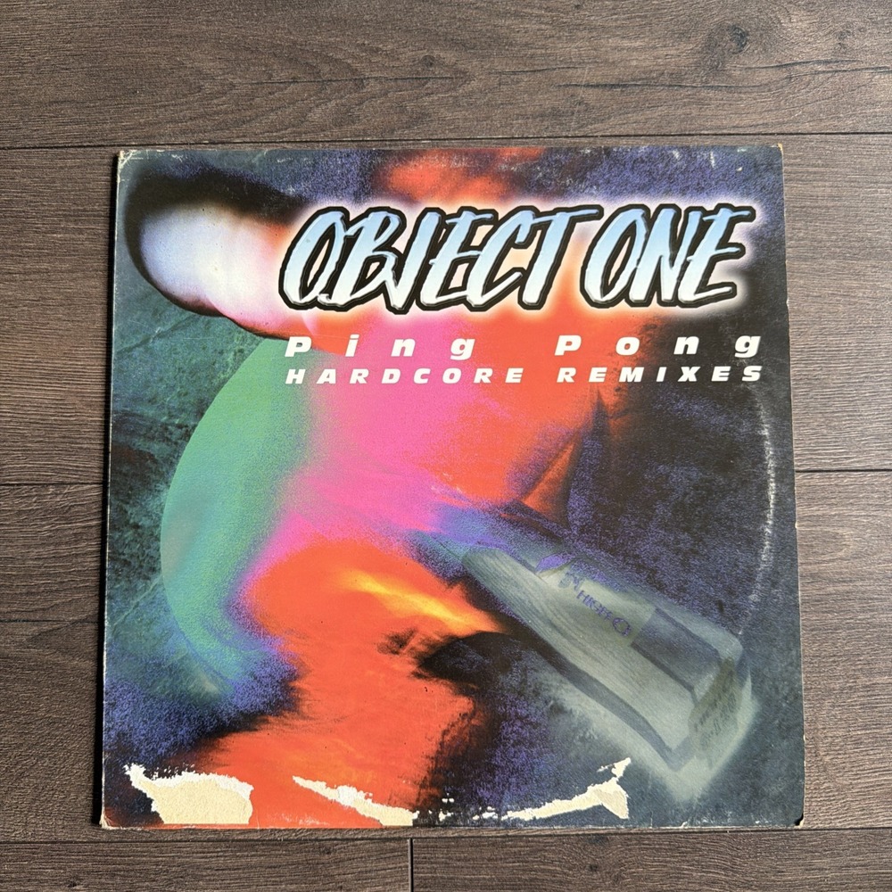 Object One Ping Pong Remixes Vinyl Hardcore Gabber VG DJ Isaac Holland